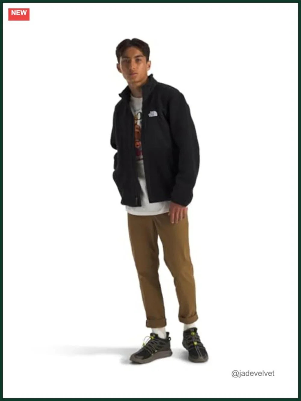 Boys' Lightweight Fleece Full Zip Jacket with Zip Chest Pocket
